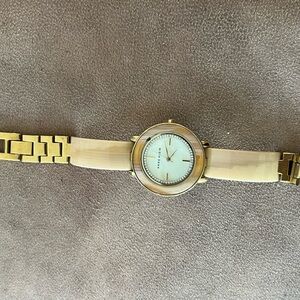 Gold and Cream Watch